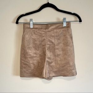 Aritizia’s Wilfred Suede Shorts